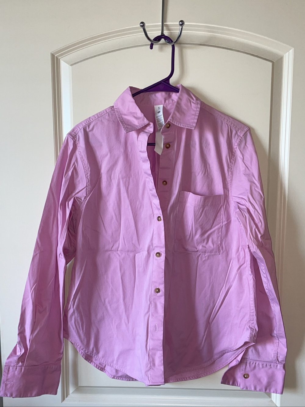 lululemon athletica Pink Button-Down Shirt